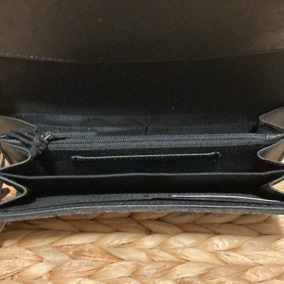 Leather, Hair-on Hide, Flower, Myra Bag Wallet/Clutch - Picture 4 of 4